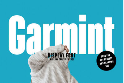 Garmint Sans Serif Display Font