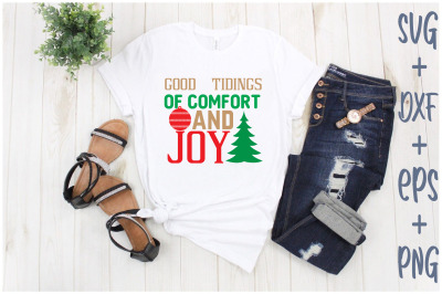 Good tidings of comfort and joy