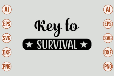 Key to Survival SVG