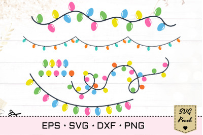 Christmas Lights Bundle SVG
