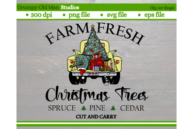 farm fresh christmas tree | christmas design