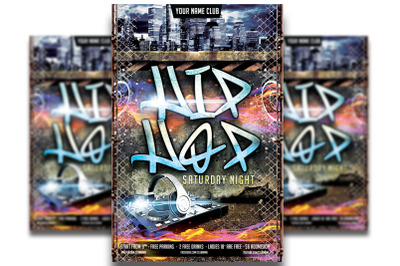 Hip Hop Flyer Template #4