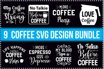 Coffee SVG Bundle File