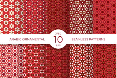 Arabic Ornamental Seamless Patterns