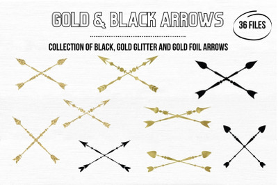 Gold and Black Arrows Collection
