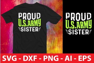 Proud U.s.army Sister