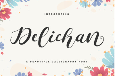 Delichan - A Beautiful Calligraphy Font