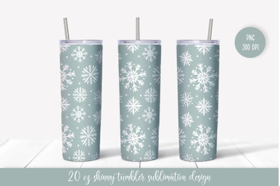 Winter tumbler sublimation design. Christmas tumbler  wrap