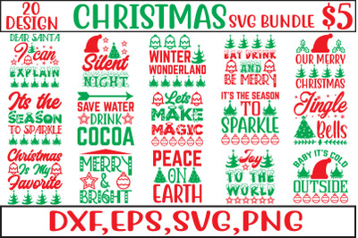 Christmas svg bundle