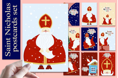 Postcards to St. Nicholas / Winter cards / New Year cards