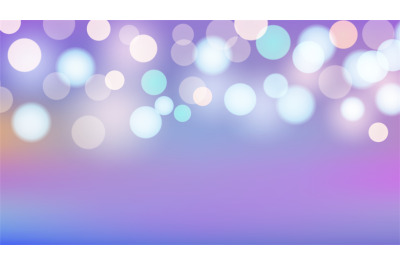 Bokeh background. Rainbow colors and lights wallpaper. Glowing baby pa