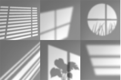 Window shadows. Natural long shades sunrise overlay light patterns dec