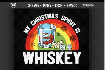 Funny My Christmas Spirits Is Whiskey