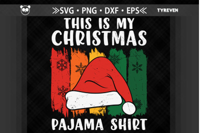 This Is My Christmas Pajama Shirt Design