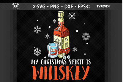 Funny My Christmas Spirit Is Whiskey