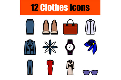 Clothes Icon Set