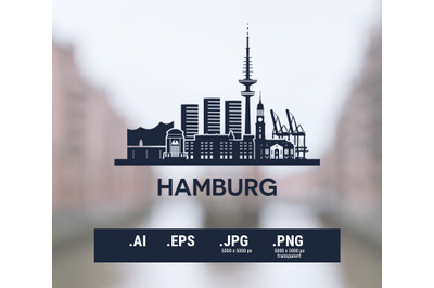 Hamburg Skyline, ver. 01