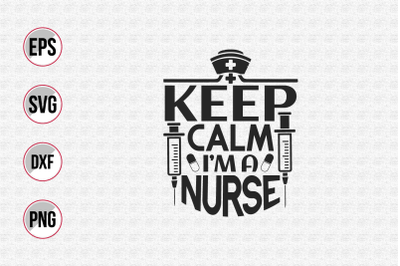 Nurse quotes vector design template.