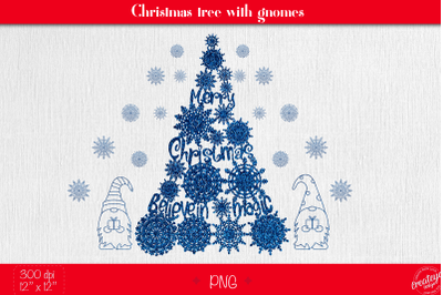 Christmas tree ornaments PNG and Christmas Gnomes