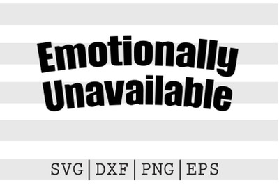 Emotionally unavailable SVG