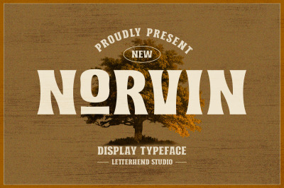 Norvin - Display Typeface