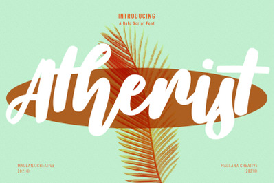 Atherist Script Font