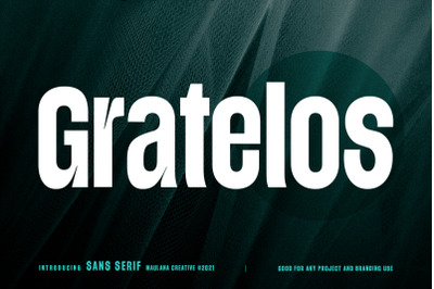 Gratelos Condensed Display Font