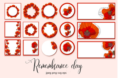 Memorial day collection SVG EPS PNG JPEG