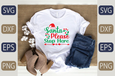 santa please stop here