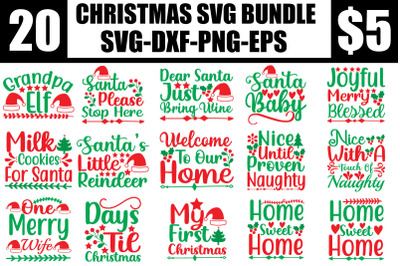 Christmas svg bundle