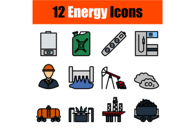 Energy Icon Set