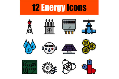 Energy Icon Set