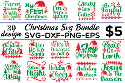 Christmas svg bundle