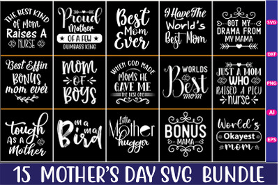 Mothers Day SVG Bundle