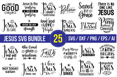 Jesus SVG Design Bundle