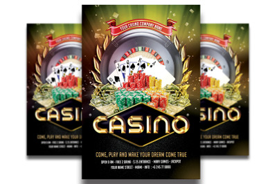 Casino Flyer Template #4