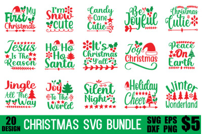 Christmas svg bundle