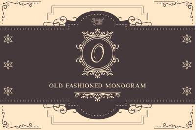 Old Fashioned Monogram - Luxury and Retro Monogram Font