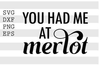 You had me at merlot SVG