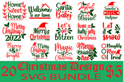 Christmas svg bundle