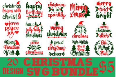 Christmas svg bundle