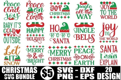 Christmas svg bundle