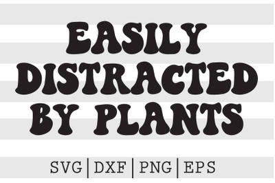Easily distracted by plants SVG
