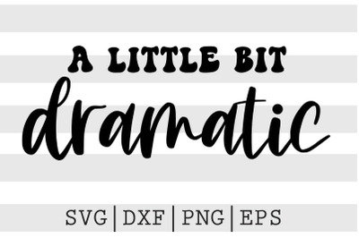 A little bit dramatic SVG