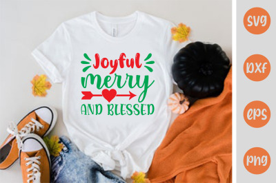 Joyful merry and blessed