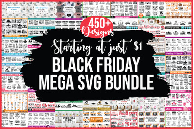 The Black Friday Mega SVG Bundle