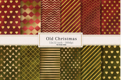 Old Christmas, Christmas Digital Paper