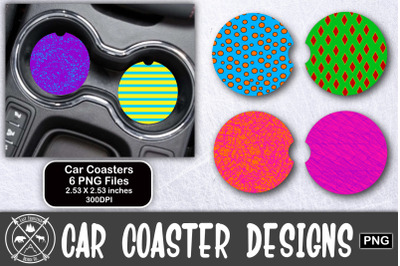 Bright Colors Coasters Sublimation