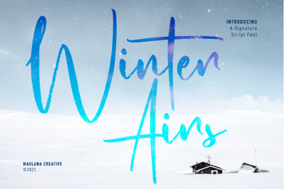 Winter Airs Script Font