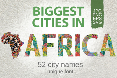 Biggest cities in Africa